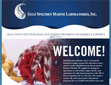 Tablet Screenshot of gulfspecimen.org